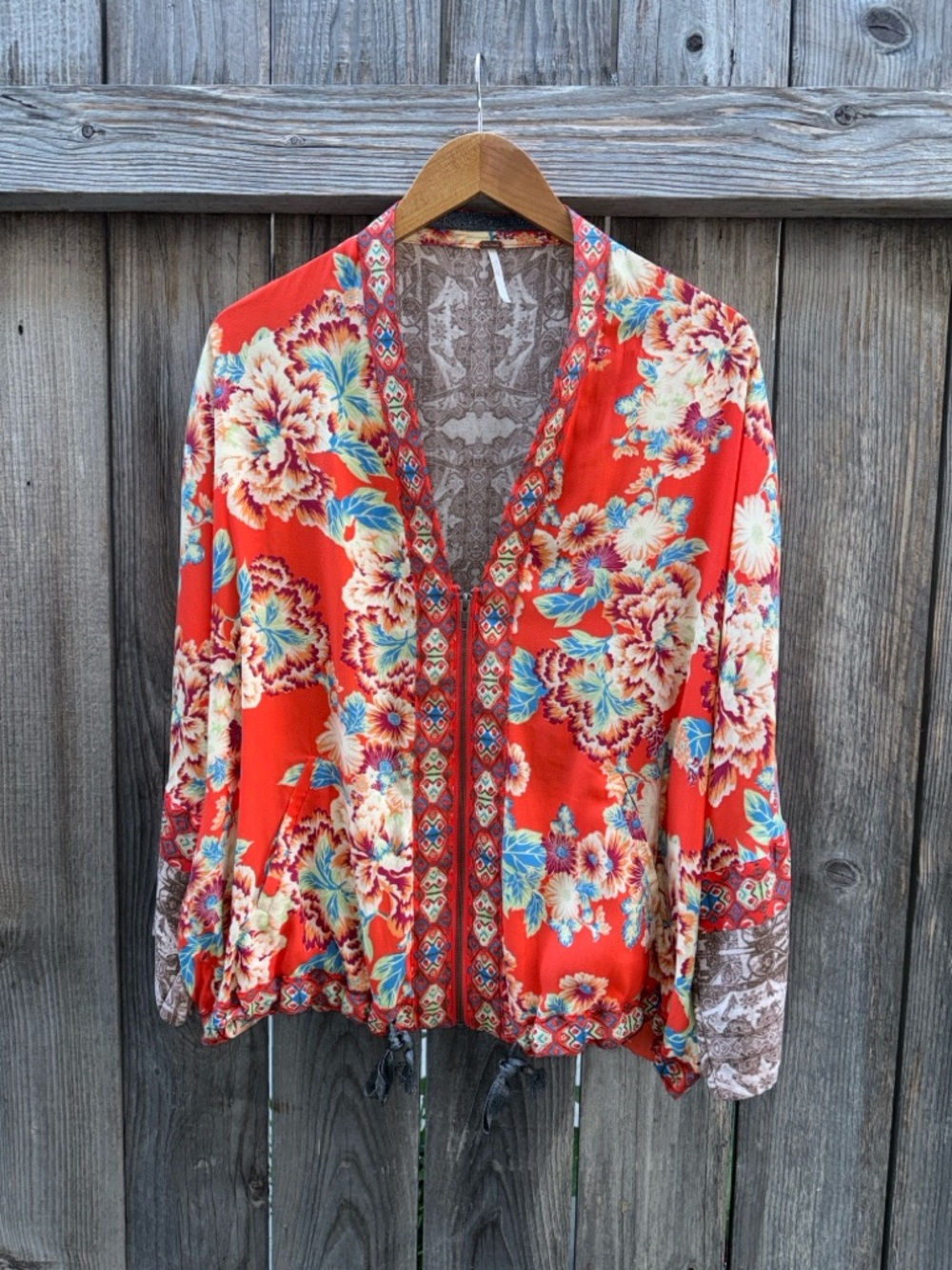 FREE PEOPLE Wildflower Cinched Kimono Size XS/S - Picture 3 of 11